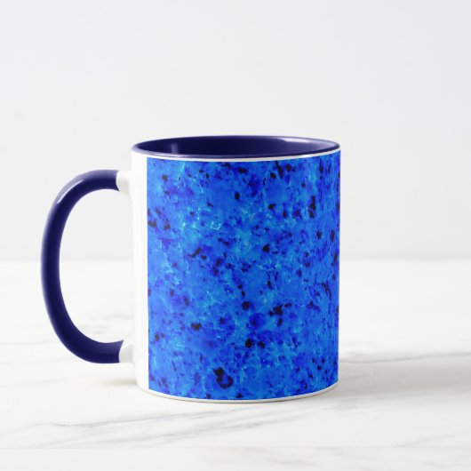 Mooie Blauwe Steen Ontwerp, Mok (Links)