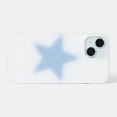 Mooie blauwe ster iPhone hoes 15 Case (Achterkant horizontaal)