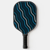 Mooie Blauwe Streep Professionele Pickleball Paddl Paddle (Voorkant)