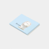Mooie Blauwe Tuin Egel in Emmer Post-it® Notes (Schuin)