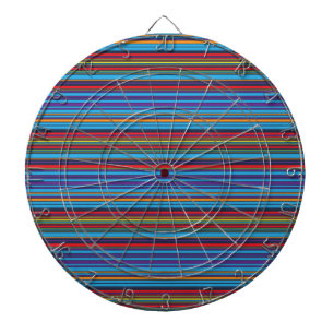 Mooie blauwe violette strepen dartbord
