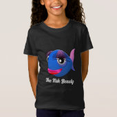 Mooie blauwe vis t-shirt (Voorkant)