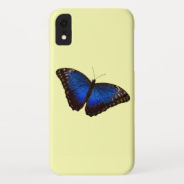 Mooie blauwe vlinder Case-Mate iPhone case