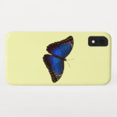 Mooie blauwe vlinder Case-Mate iPhone case (Achterkant (horizontaal))