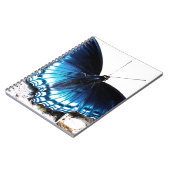 Mooie blauwe vlinder notitieboek (Linkerzijde)