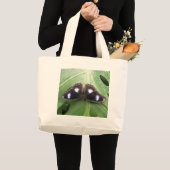 Mooie blauwe vlinderCanvas tas (Voorkant (product))