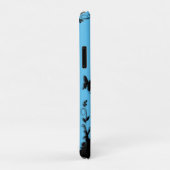 Mooie blauwe vlindertuin op maat Case-Mate iPhone case (Achterkant/rechts)