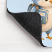 Mooie Blauwe Vogel Broer Bureaumuis Mat Muismat (Hoek)