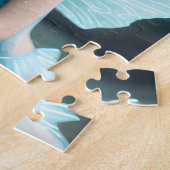 Mooie Blauwe Waterfee Legpuzzel (Zijkant)