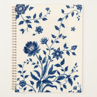 Mooie blauwe wilg China print Planner