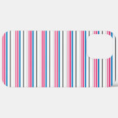 Mooie blauwe witte strepen Case-Mate iPhone case (Achterkant / Rechts)