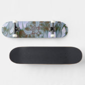Mooie Blauwe Zijde Uitzicht Persoonlijk Skateboard (Horizontaal)