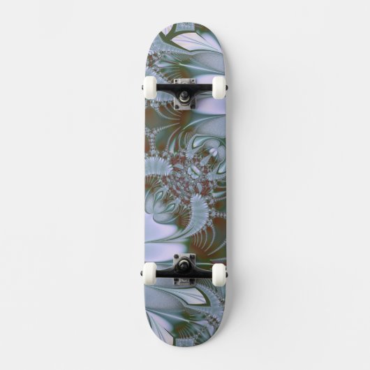 Mooie Blauwe Zijde Uitzicht Persoonlijk Skateboard (Voorkant)