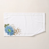 Mooie blauwe zonnebloem bad handdoek (Handdoek)