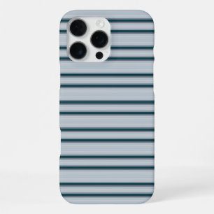 Mooie blauwgrijze strepen iPhone 16 pro max hoesje