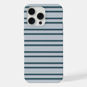Mooie blauwgrijze strepen iPhone 15 pro max case