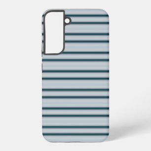 Mooie blauwgrijze strepen samsung galaxy hoesje