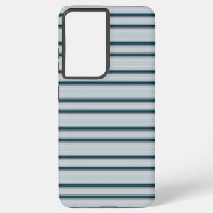 Mooie blauwgrijze strepen samsung galaxy hoesje