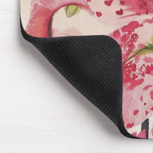 mooie blauwvogel op een sterrenlelie. muismat (Hoek)