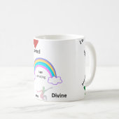 Mooie, blije, unieke, bloeiende Mok (Voorkant rechts)