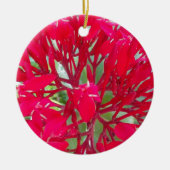 Mooie Bloedbloem Milkweed Art Print/Graphic Keramisch Ornament (Voorkant)