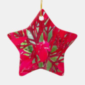 Mooie Bloedbloem Milkweed Art Print/Graphic Keramisch Ornament (Voorkant)