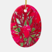 Mooie Bloedbloem Milkweed Art Print/Graphic Keramisch Ornament (Voorkant)