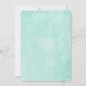 Mooie bloei bruiloft bespaart de datumkaart kaart (Achterkant)