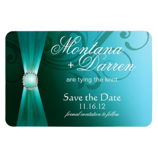 Mooie bloei Save the Date Magnet | BLAUWGROEN Magneet
