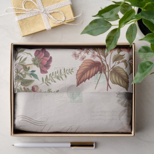  mooie bloei tissuepapier (Geschenk)