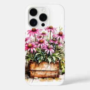 Mooie bloeiende Aster Bloemen iPhone 16 Pro Hoesje