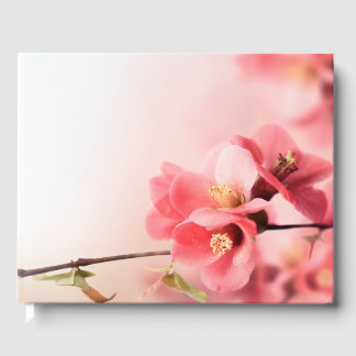 Mooie bloeiende bloemen gastenboek
