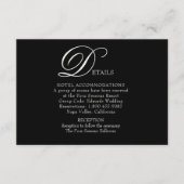 Mooie bloeiende bruiloft details Kaart (Voorkant)