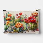 Mooie bloeiende cactussen klein etui (Achterkant)