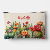 Mooie Bloeiende Cactussen Met Naam Klein Etui (Achterkant)