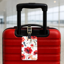Mooie Bloeiende Rode Bloesems Aangepaste Bloemen