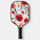 Mooie Bloeiende Rode Bloesems Pickleball Paddle (Voorkant)