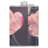 Mooie Bloeiende Tulpen -Persoonlijk Heupfles (Achterkant)