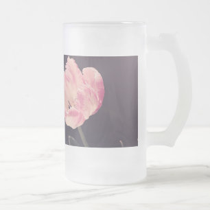Mooie Bloeiende Tulpen -Persoonlijk Matglas Bierpul
