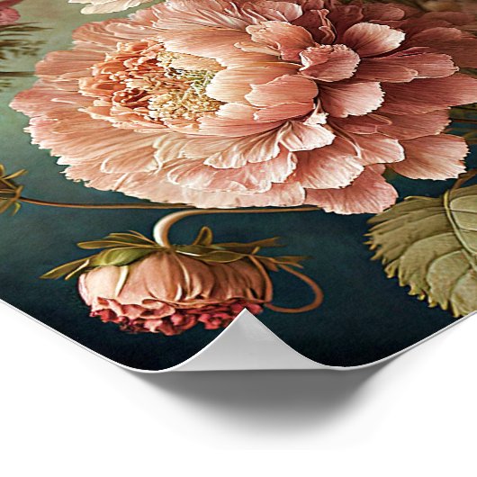 Mooie  bloeit poster (Hoek)