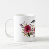 Mooie Bloem (Aanpasbaar) Koffiemok (Links)