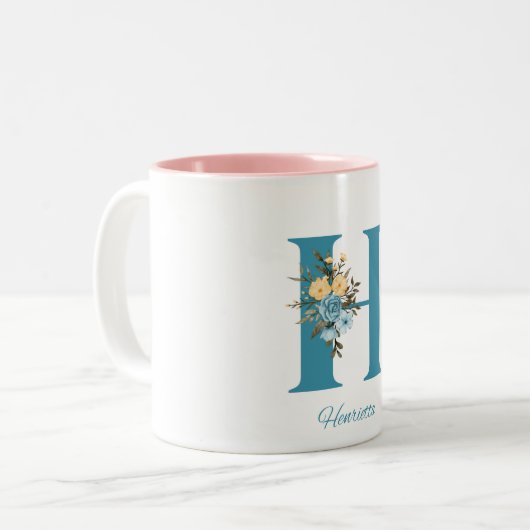 Mooie bloem Alfabetische MOK (Voorkant links)