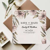Mooie bloem Bewaar de datum Save The Date