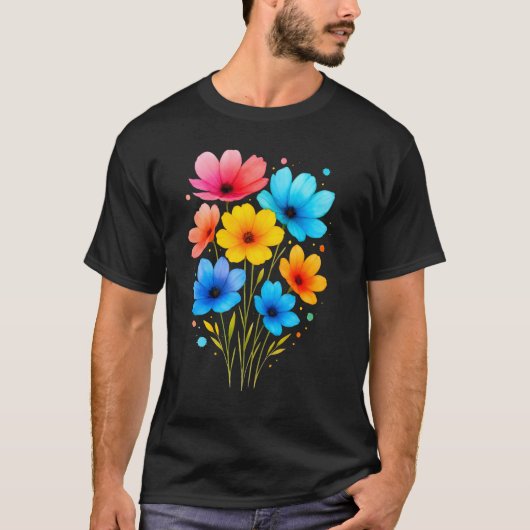 Mooie Bloem Bloes T-Shirt (Voorkant)