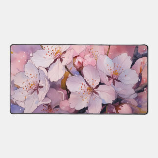 Mooie bloem bureau mat