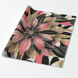 Mooie bloem cadeaupapier