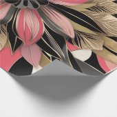 Mooie bloem cadeaupapier (Hoek)