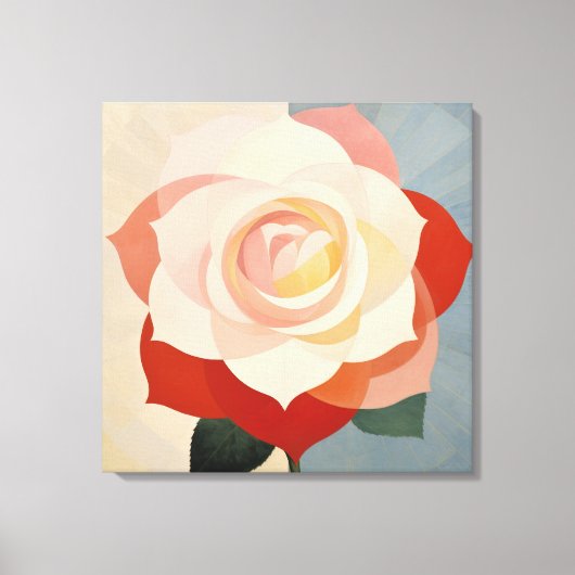 Mooie Bloem Canvas Afdruk (Voorkant)