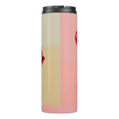 Mooie Bloem Cappa Thermale Tumbler Thermosbeker (Achterkant)