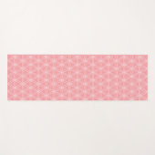 Mooie Bloem des Levens op Koraalroze Yoga Mat (Voorkant (horizontaal))